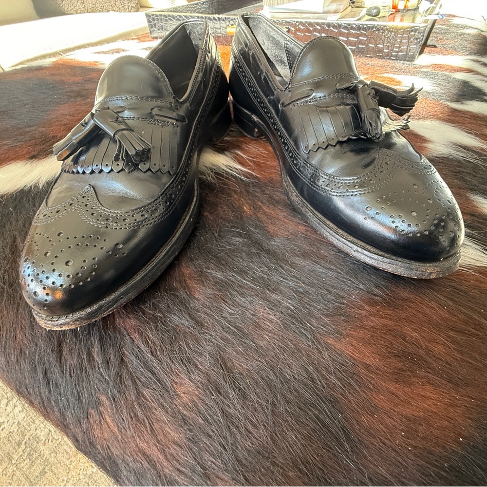 Hanover MasterFlex ALL Leather Loafers with Tassel - Sz 8 D/B